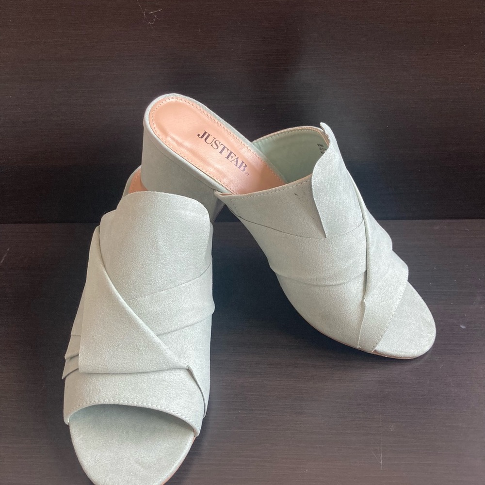 Block heel mule sandals - Picture 4 of 8